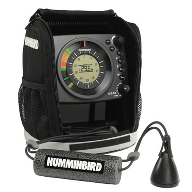 Humminbird ICE-55 Ice Fishing Flashe W 6 Color Optic & Monochrome LCD 407040-1
